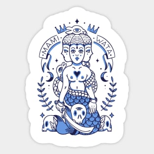 Mami wata mermaid Sticker